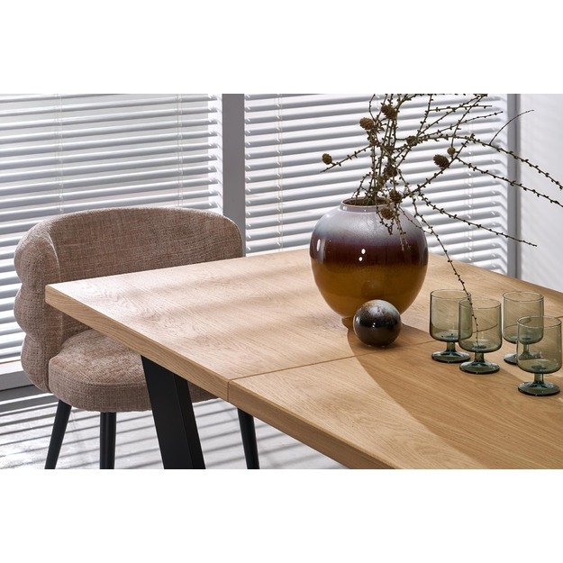 MASSIVE 2 extension table, color: natural oak / natural oak 17