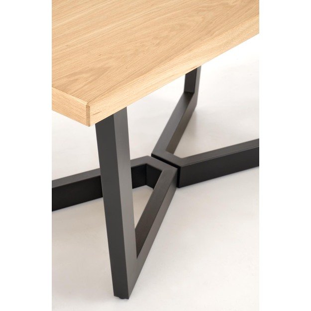 MASSIVE 2 extension table, color: natural oak / natural oak 19