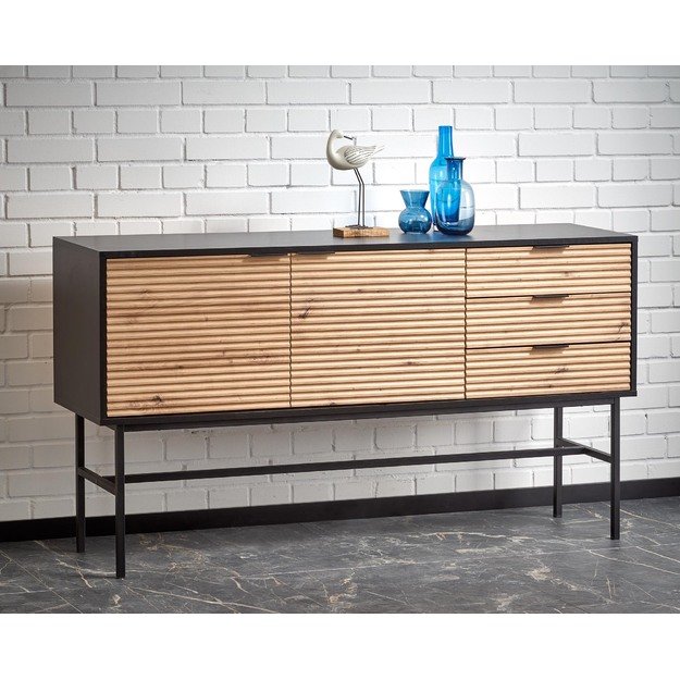 MURANO KM-1 chest, color: artisan oak/black 10