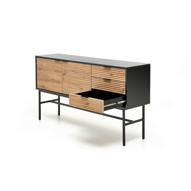 MURANO KM-1 chest, color: artisan oak/black 16