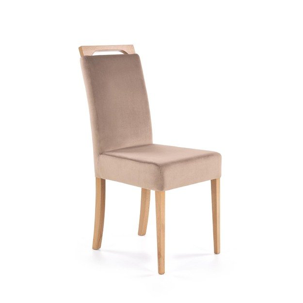 CLARION chair, color: honey oak / MONOLITH 09