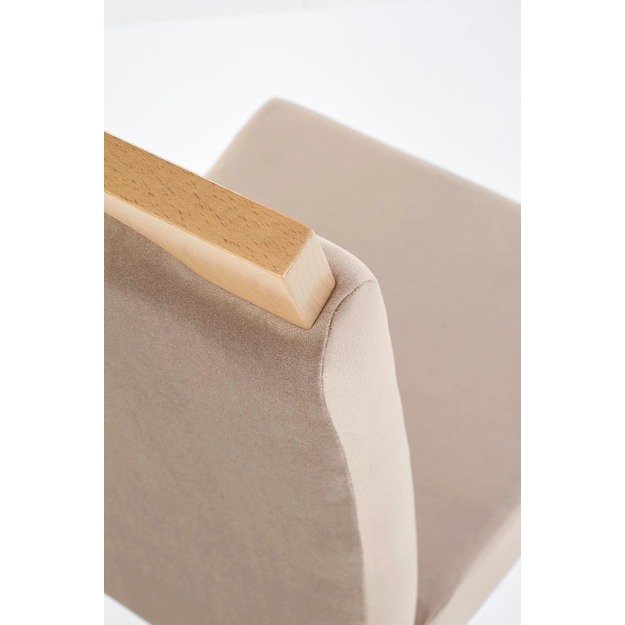 CLARION chair, color: honey oak / MONOLITH 09 3