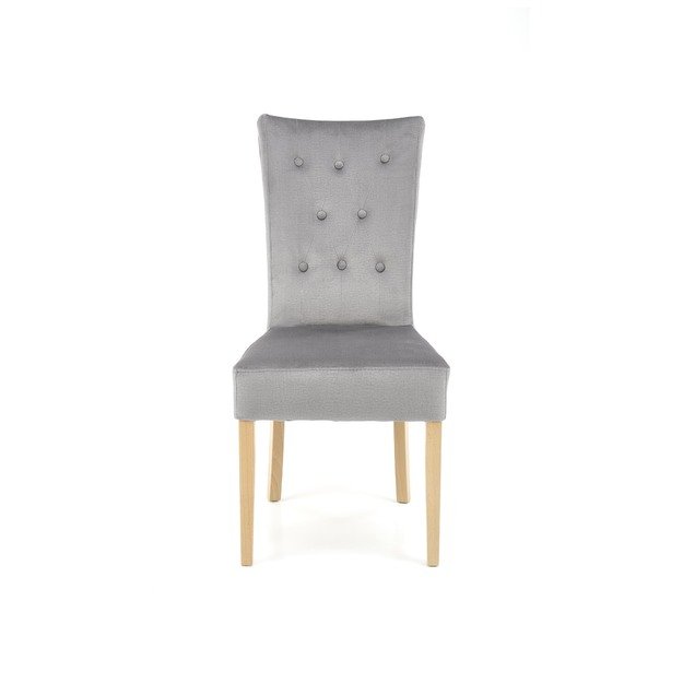 VERMONT chair, honey oak / grey Monolith 85 7