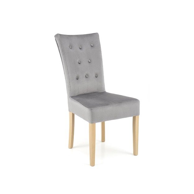 VERMONT chair, honey oak / grey Monolith 85 8