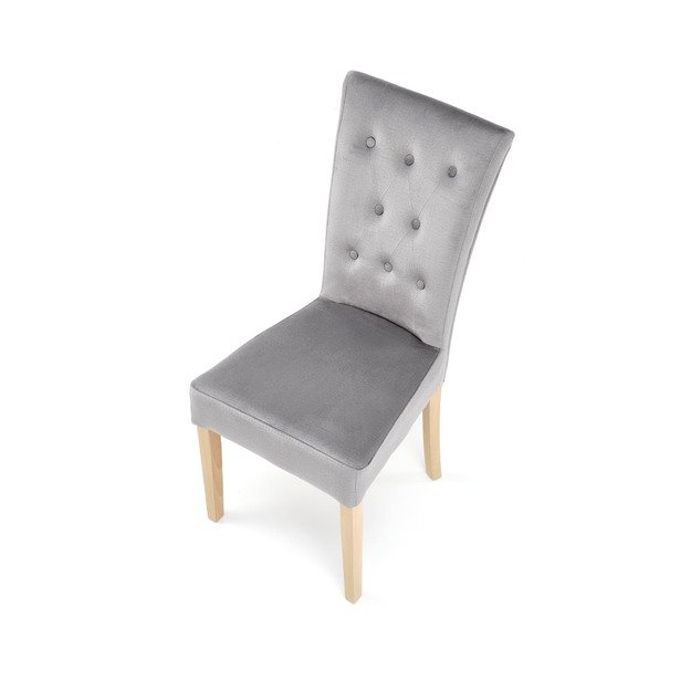 VERMONT chair, honey oak / grey Monolith 85 9