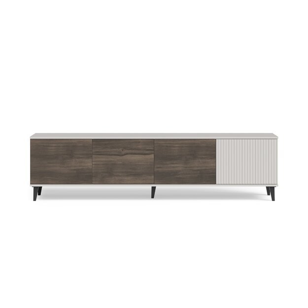 RANDOM 2 RTV-3 TV stand 200 cm, cashmere / walnut / black 7