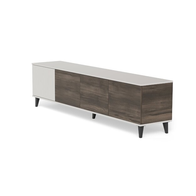 RANDOM 2 RTV-3 TV stand 200 cm, cashmere / walnut / black 12