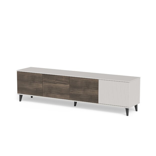 RANDOM 2 RTV-3 TV stand 200 cm, cashmere / walnut / black 10