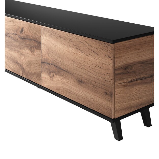 RANDOM RTV-2 TV-stand, color: wotan oak/black 11