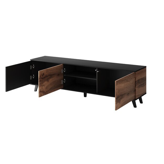 RANDOM RTV-2 TV-stand, color: wotan oak/black 2