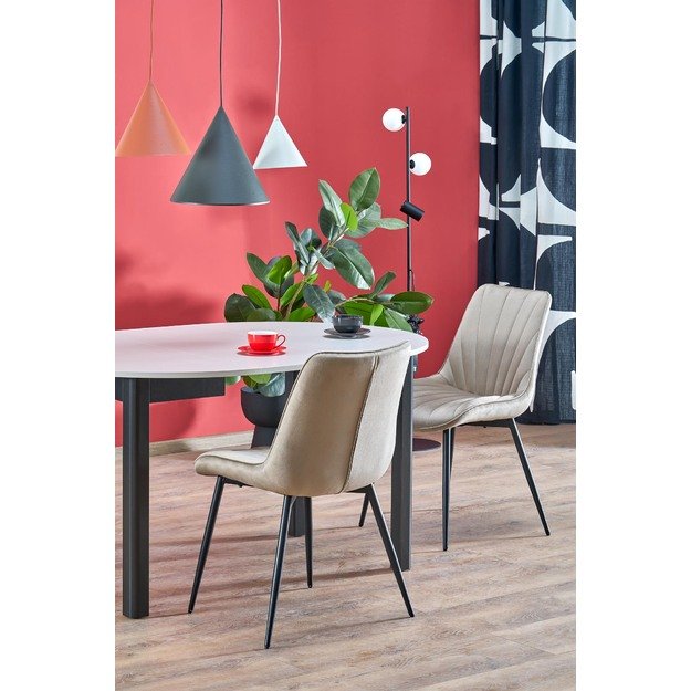RINGO table, cashmere / black 12