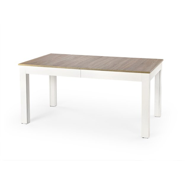 SEWERYN 160/300 cm extension table color: sonoma oak / white 1