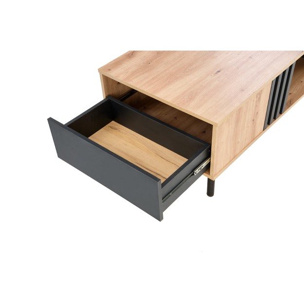 SONIA coffe table, artisan oak / black 11