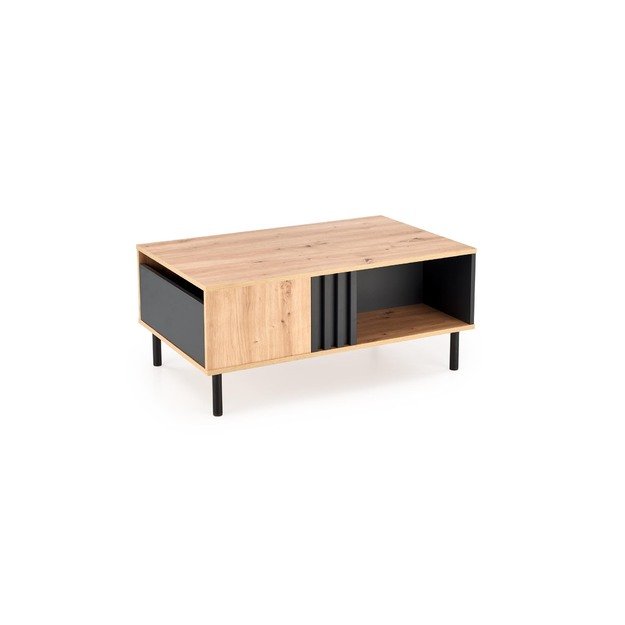SONIA coffe table, artisan oak / black 6