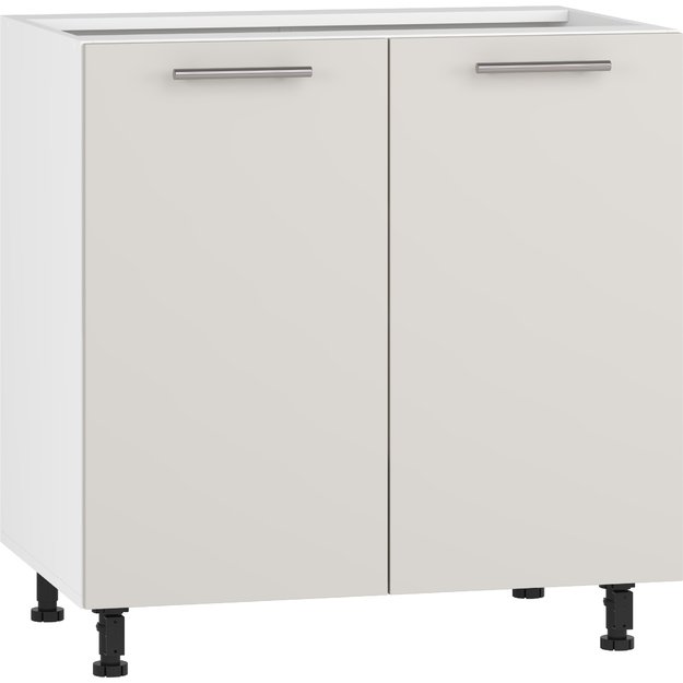 VENTO D-80/82 lower cabinet, color: white / cashmere