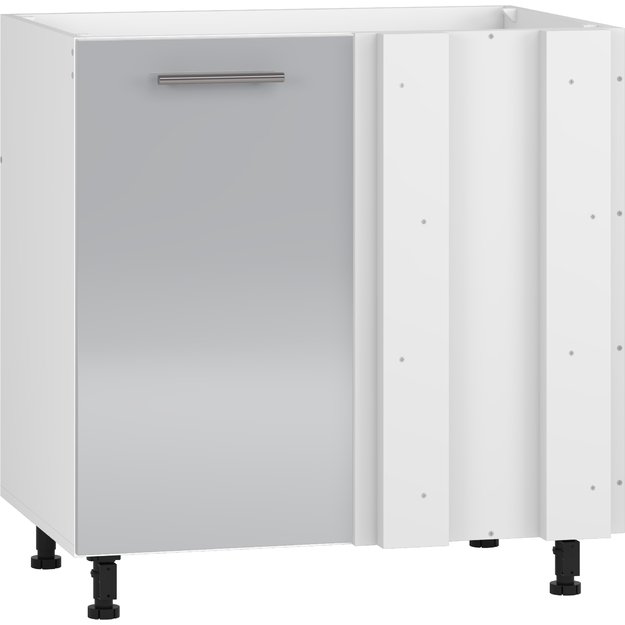 VENTO DK-80/82 corner sink cabinet, color: white / light grey