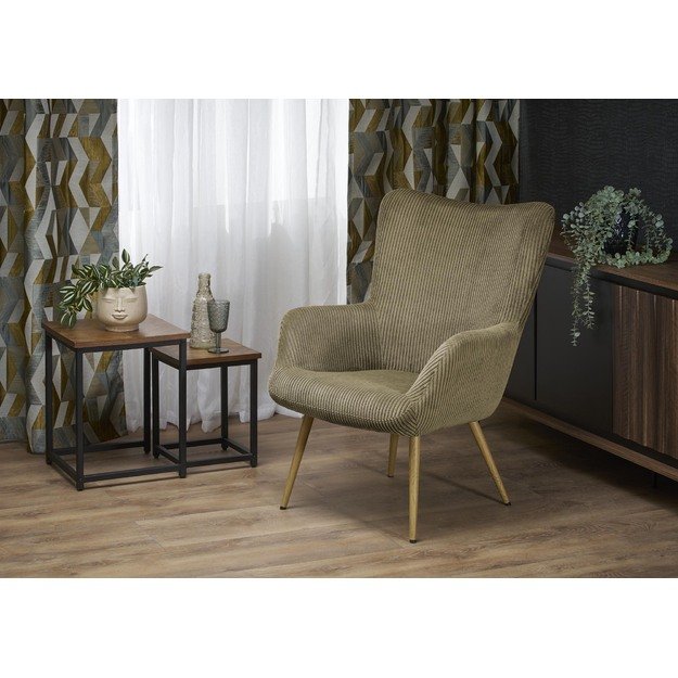 AMARO leisure chair, olive 2