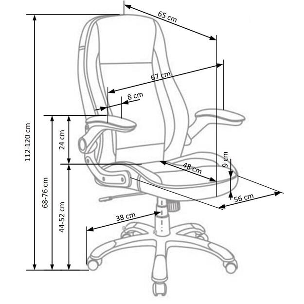 SATURN chair color: black 1