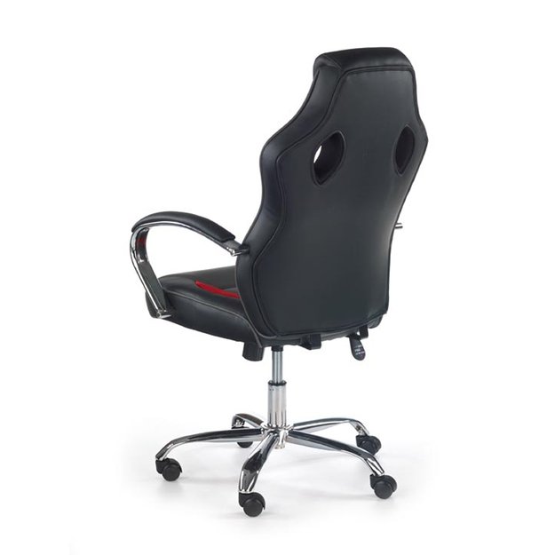 SCROLL executive o.chair, color: black / red / grey 1