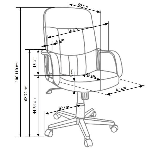 DENZEL chair color: black 4