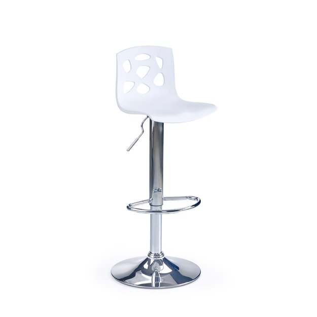 H48 bar stool color: white