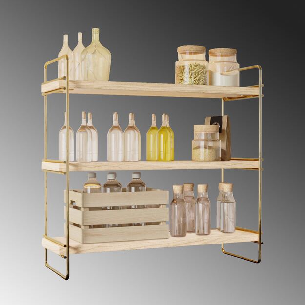 Masa &Uuml;st&uuml; 3 Katlı Organizer, Servis Rafı 5