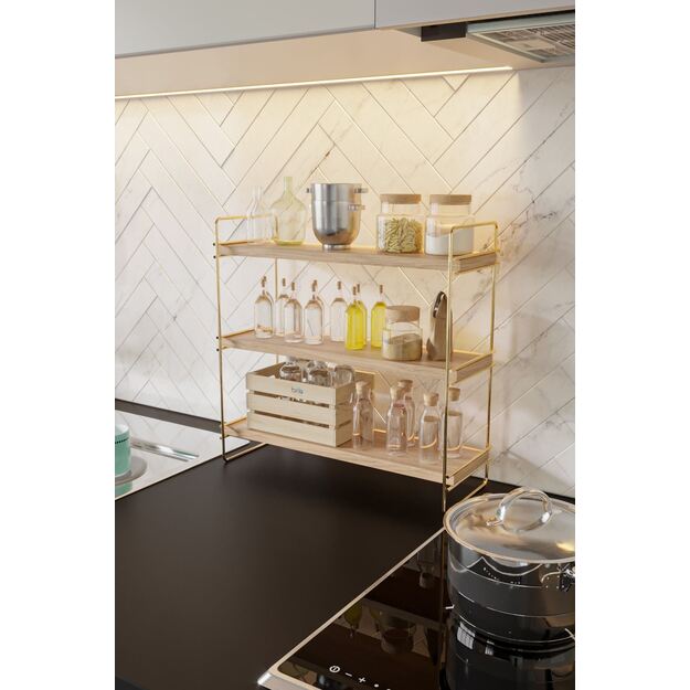 Masa &Uuml;st&uuml; 3 Katlı Organizer, Servis Rafı 1