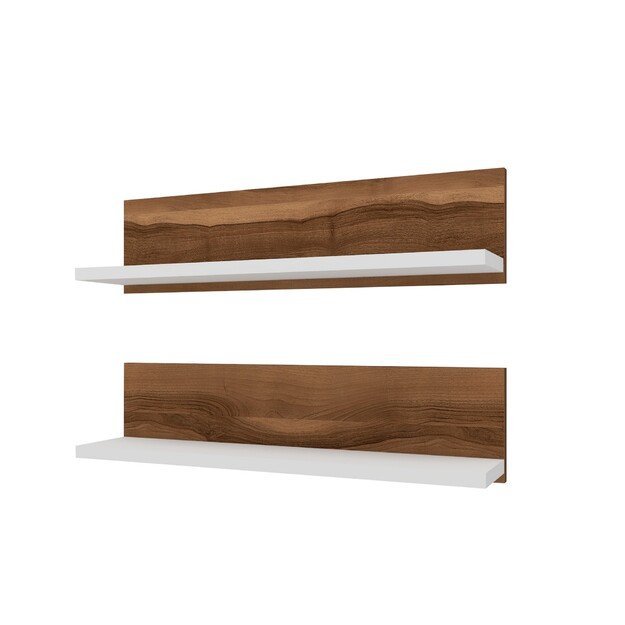 Shelf - Walnut, White 3