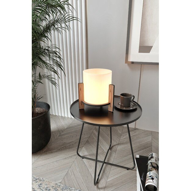 Pine Table Lamp - Walnut