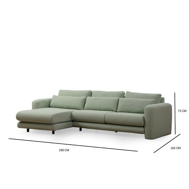 Lily Corner Left Green 6