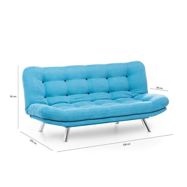 Misa Sofabed - Turquoise 8