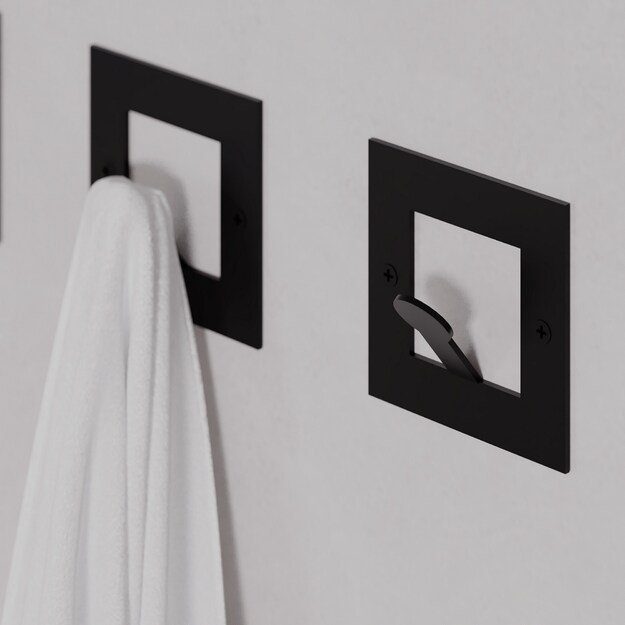 Kaly Metal Square Hanger - Black 1
