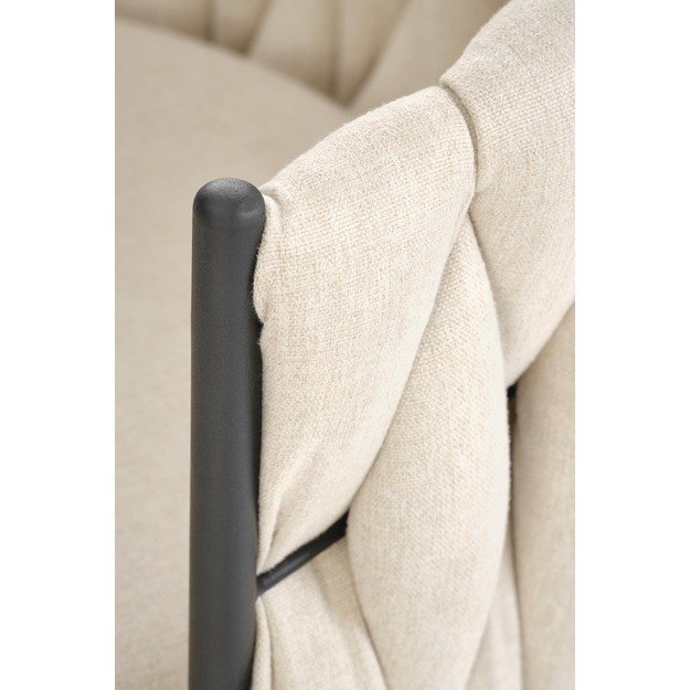 H125 bar stool, black / beige 6