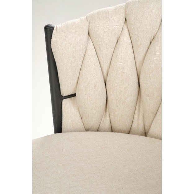 H125 bar stool, black / beige 5