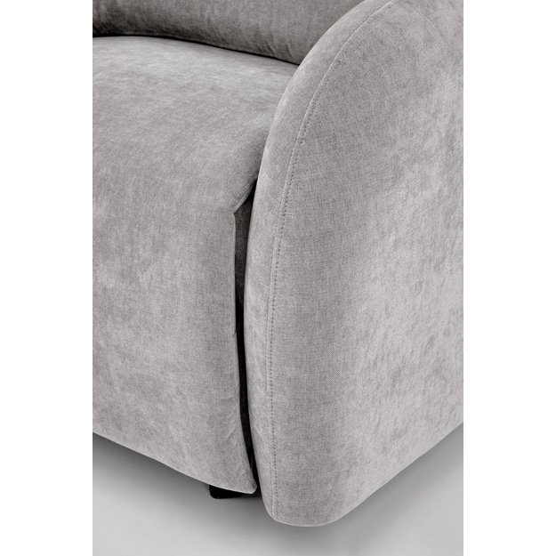 SAXON electric recliner with rocking, grey