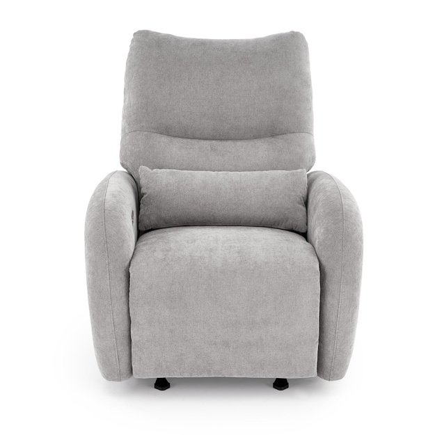 SAXON electric recliner with rocking, grey