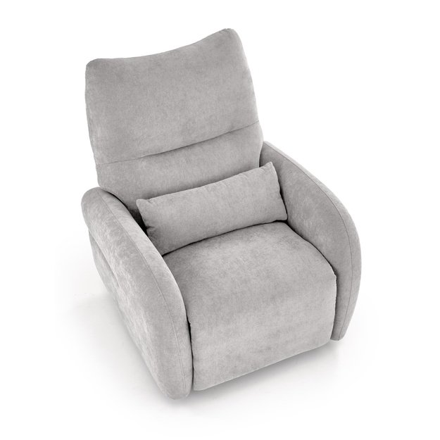 SAXON electric recliner with rocking, grey