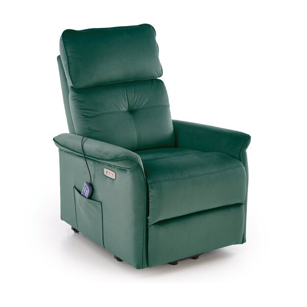 SEMIR 2 leisure chair, dark green