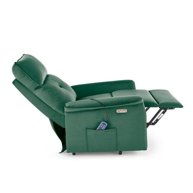 SEMIR 2 leisure chair, dark green