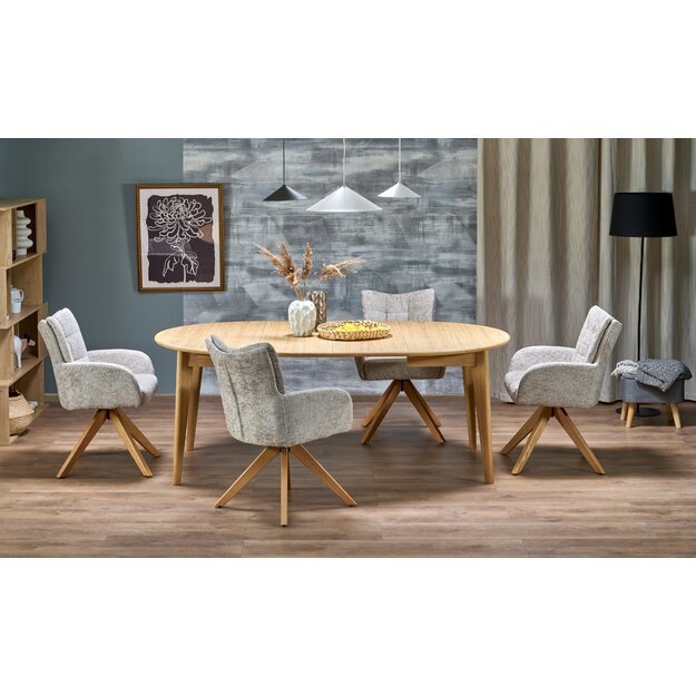 MAGNUS extension table matt natural oak