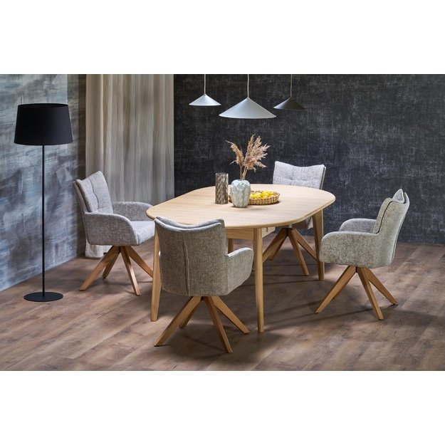 MAGNUS extension table matt natural oak