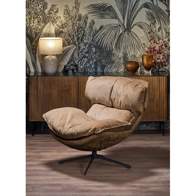 ROGER leisure chair, brown