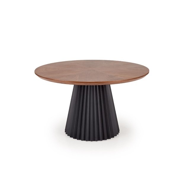 HEVELIUS table, top - walnut, leg - black 