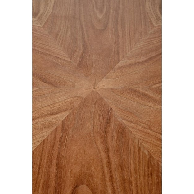 HEVELIUS table, top - walnut, leg - black 