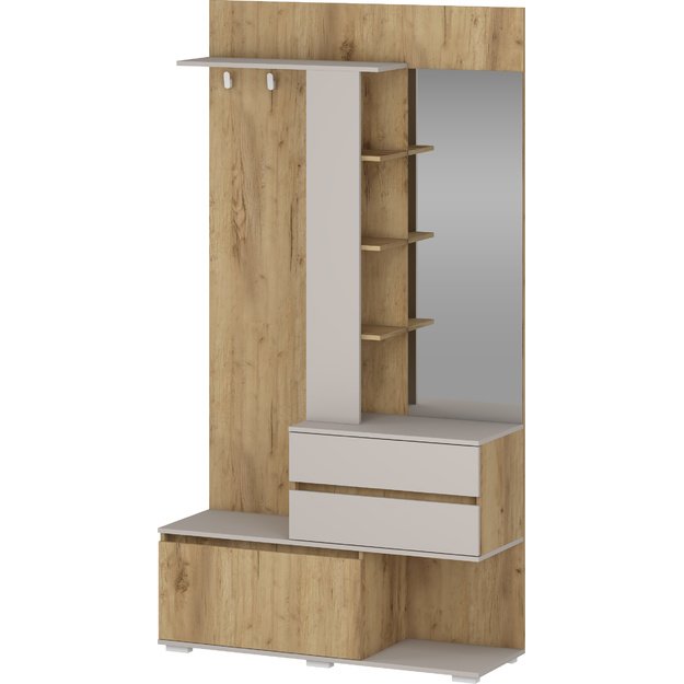 BAFRA hall, golden oak / cashmere