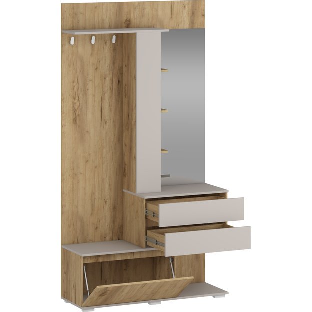 BAFRA hall, golden oak / cashmere