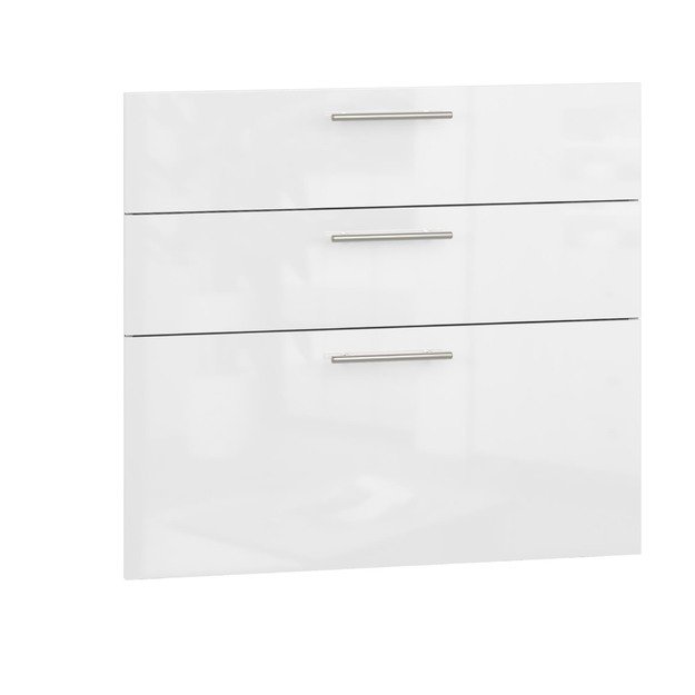 VENTO D3S_H-80/82 fronts, color: white high gloss