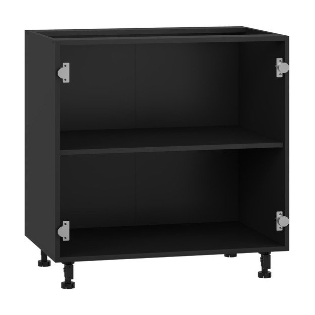 VENTO D-80/82 carcass, lower cabinet black