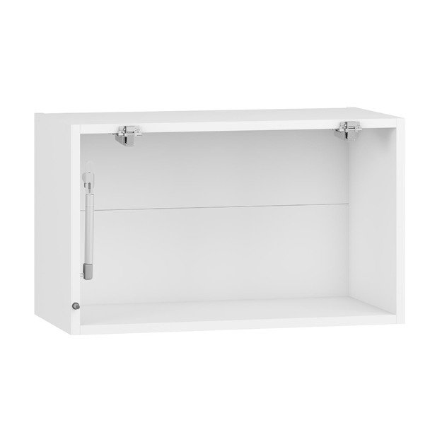 VENTO GO-60/36 carcass, upper hood cabinet with glass white