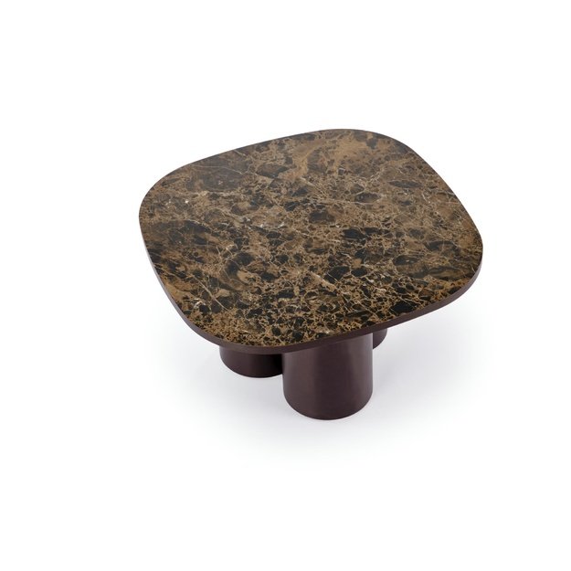 CORDINA c.table brown marble / brown